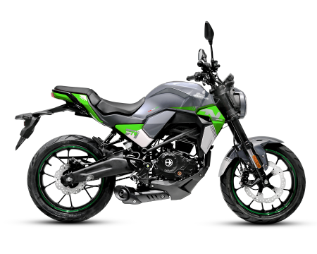 Motocicleta Barton Naked 125cc, culoare nergru/verde [1]