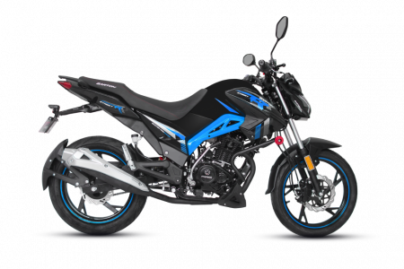 Motociclete & ATV - Motocicleta Barton Street-R 125cc, culoare negru/albastru