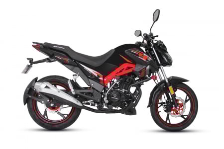 Motocicleta Barton Street-R 125cc, culoare nergru/rosu [1]