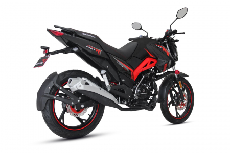 Motocicleta Barton Street-R 125cc, culoare nergru/rosu [3]