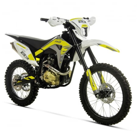 Motocicleta Cross/Enduro Asix XB83 150cc, roti 21/18, culoare gri/galben, pornire electromotor [5]