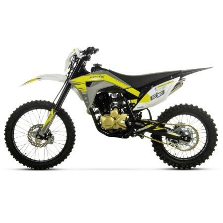 Motocicleta Cross/Enduro Asix XB83 150cc, roti 21/18, culoare gri/galben, pornire electromotor [1]