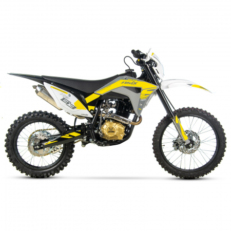 Motocicleta Cross/Enduro Asix XB83, 250cc, roti 21/18, culoare gri-galben, pornire electromotor [1]