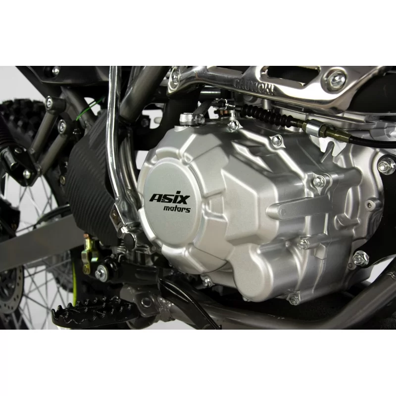 Motocicleta Cross/Enduro Asix Defender XB82, 250cc, roti 21/18", culoare negru/portocaliu, pornire electric/picior [4]