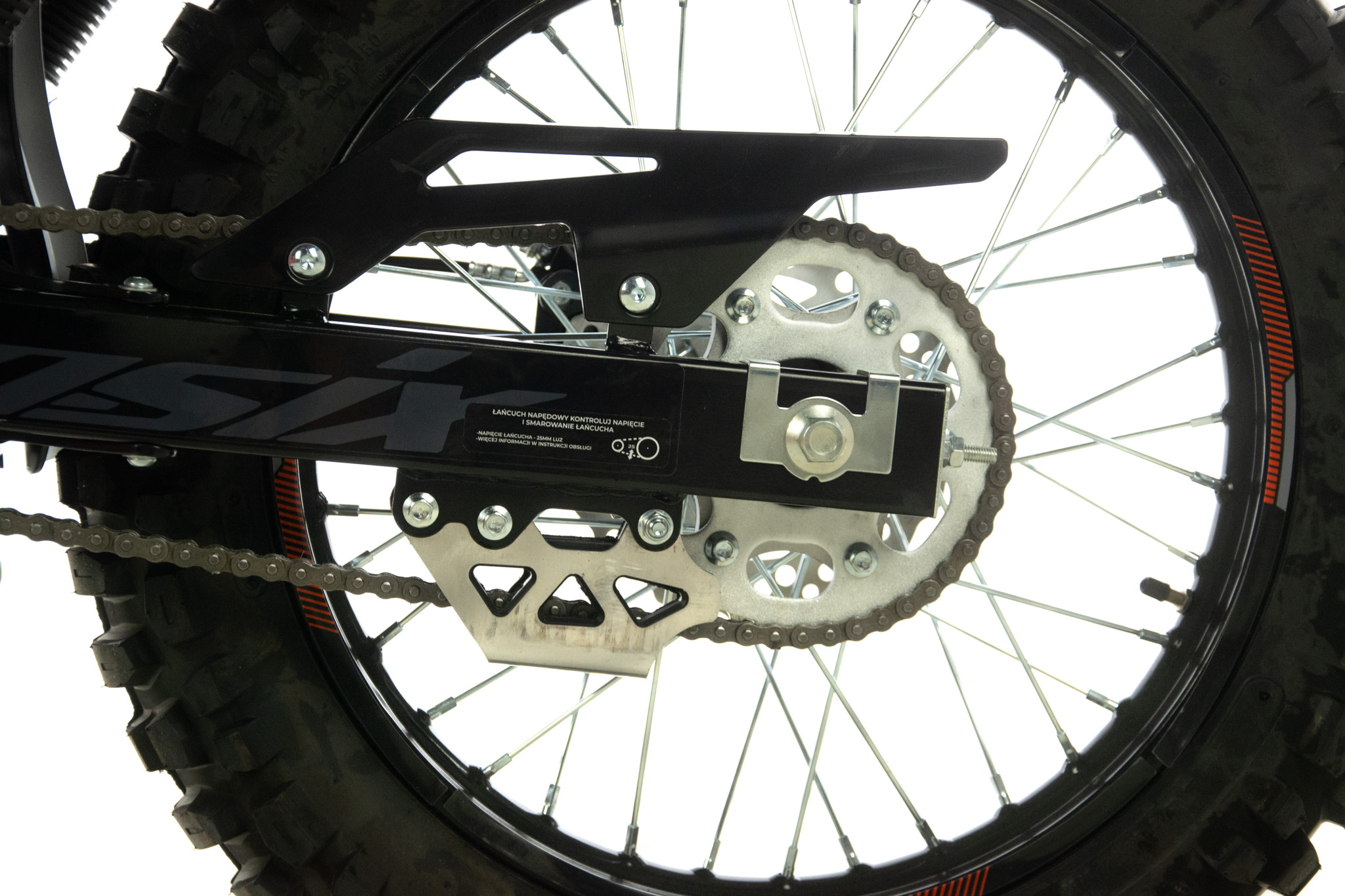 Motocicleta Cross/Enduro Asix XB72 A1, 150cc, roti 21/18, culoare gri/portocaliu, pornire electrica [22]