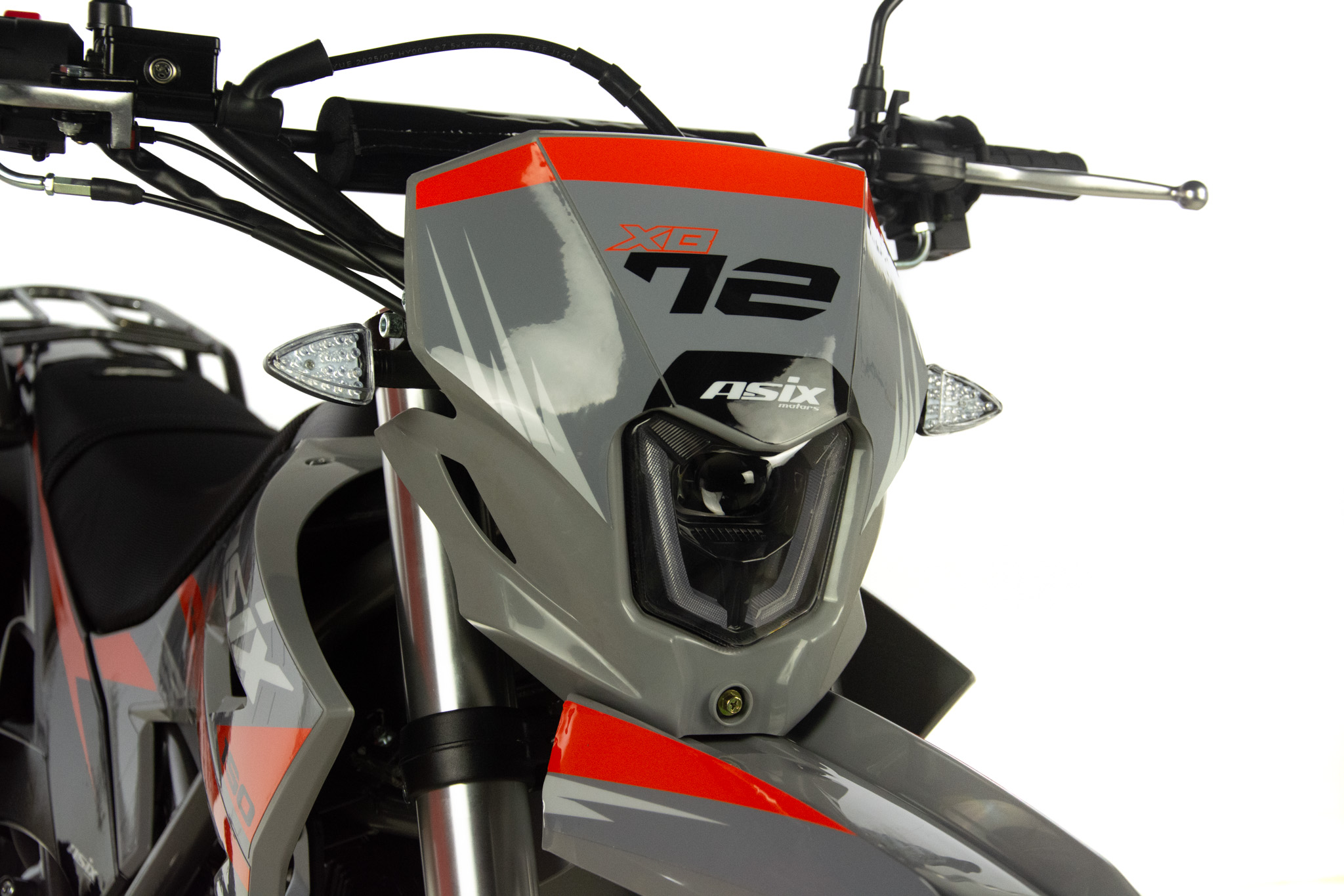 Motocicleta Cross/Enduro Asix XB72 A1, 150cc, roti 21/18, culoare negru/lime, pornire electrica [10]