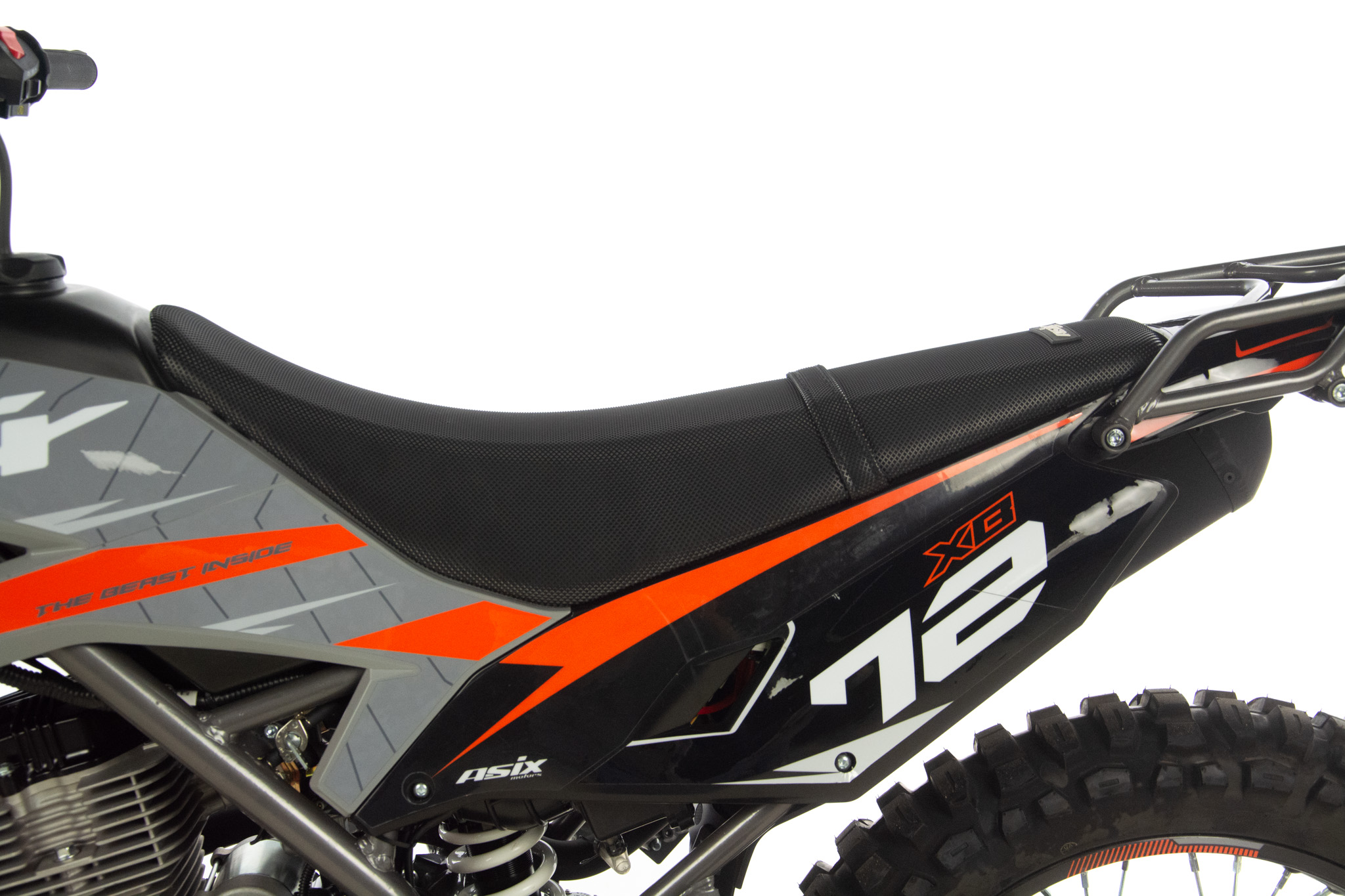 Motocicleta Cross/Enduro Asix XB72 A1, 150cc, roti 21/18, culoare negru/lime, pornire electrica [27]