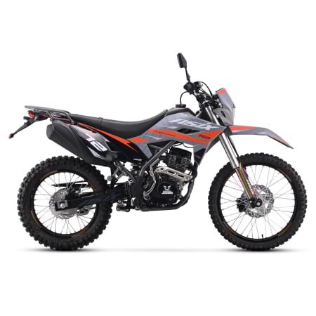 Motocicleta Cross/Enduro Asix XB72 A1, 150cc, roti 21/18, culoare gri/portocaliu, pornire electrica [4]