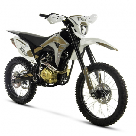 Motocicleta Cross/Enduro Asix XB83 150cc, roti 21/18, culoare gri/maro, pornire electromotor [5]