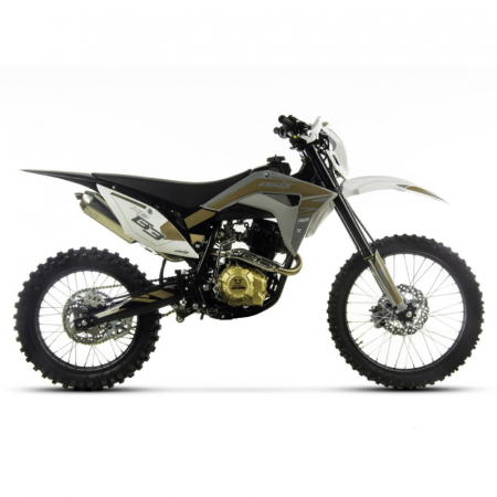 Motocicleta Cross/Enduro Asix XB83 150cc, roti 21/18, culoare gri/maro, pornire electromotor [4]