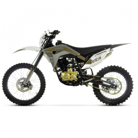 Motocicleta Cross/Enduro Asix XB83 150cc, roti 21/18, culoare gri/maro, pornire electromotor [1]