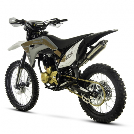 Motocicleta Cross/Enduro Asix XB83 150cc, roti 21/18, culoare gri/maro, pornire electromotor [2]