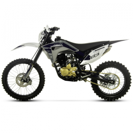 Motocicleta Cross/Enduro Asix XB83 150cc, roti 21/18, culoare gri/albastru, pornire electromotor [1]
