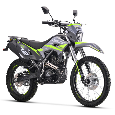 Motocicleta Cross/Enduro Asix XB72 A1, 150cc, roti 21/18, culoare negru/lime, pornire electrica [5]