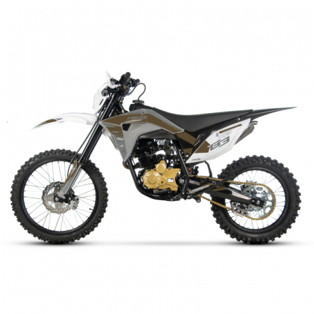 Motocicleta Cross/Enduro Asix XB83, 250cc, roti 21/18, culoare gri-maro, pornire electromotor [2]