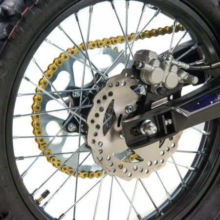 Motocicleta Cross/Enduro Asix XB83, 250cc, roti 21/18, culoare gri-albastru, pornire electromotor [5]