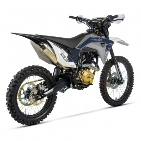 Motocicleta Cross/Enduro Asix XB83, 250cc, roti 21/18, culoare gri-albastru, pornire electromotor [2]