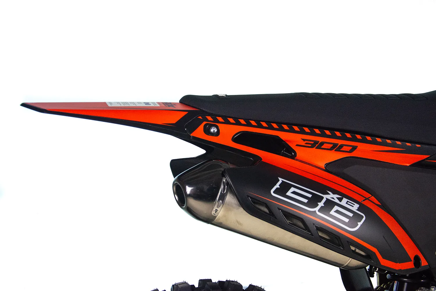 Motocicleta Cross/Enduro Asix XB88, 300cc, roti 21/18", culoare negru/portocaliu, pornire electric/picior [7]