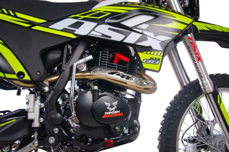 Motocicleta Cross/Enduro Asix XB88 A3, 300cc, roti 21/18", culoare negru/portocaliu, pornire electric/picior [17]