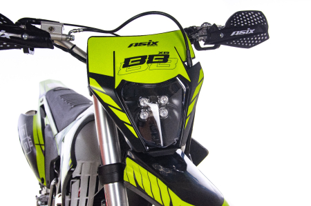 Motocicleta Cross/Enduro Asix XB88 A3, 300cc, roti 21/18", culoare negru/portocaliu, pornire electric/picior [20]