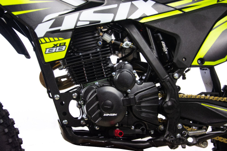 Motocicleta Cross/Enduro Asix XB88 A3, 300cc, roti 21/18", culoare negru/portocaliu, pornire electric/picior [9]