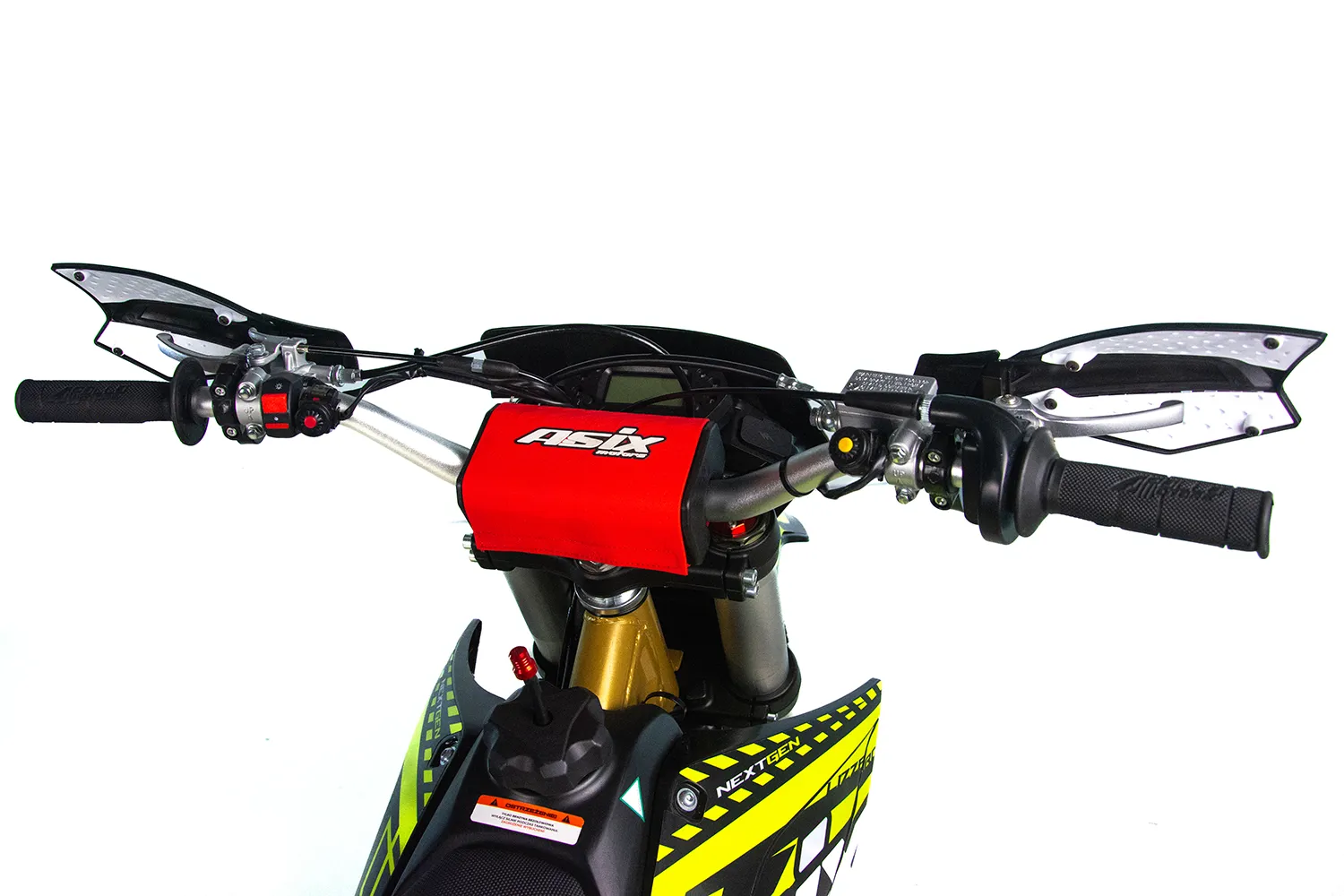 Motocicleta Cross/Enduro Asix XB88, 300cc, roti 21/18", culoare negru/verde, pornire electric/picior [9]