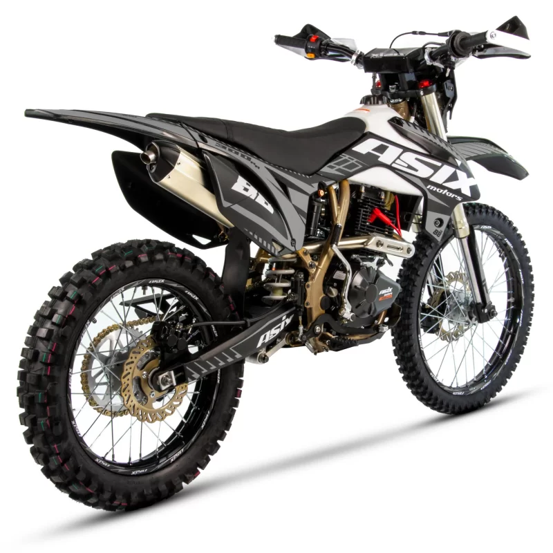 Motocicleta Cross/Enduro Asix XB88, 300cc, roti 21/18", culoare negru/gri, pornire electric/picior [2]