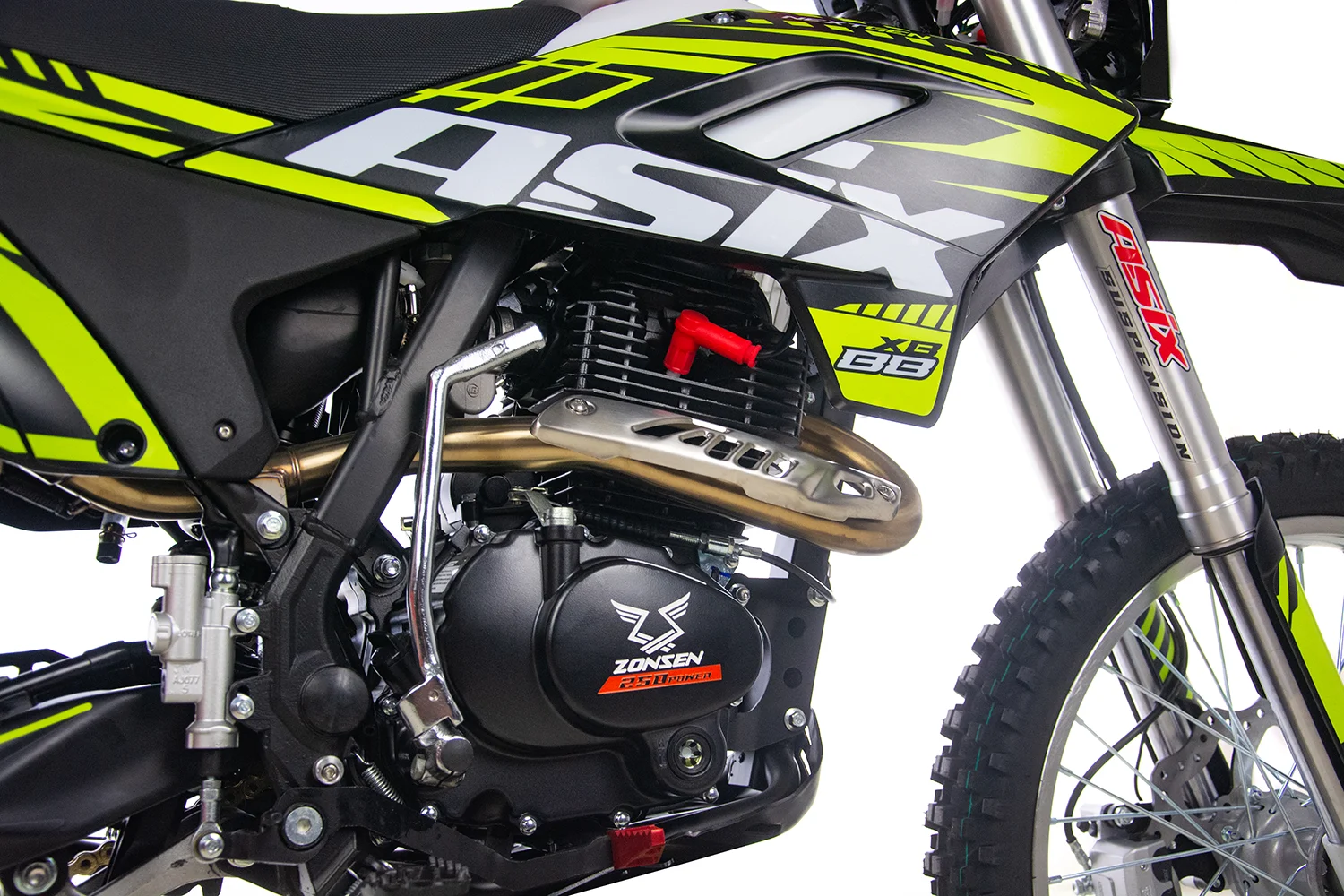 Motocicleta Cross/Enduro Asix XB88 A3, 250cc, roti 21/18", culoare negru/gri, pornire electric/picior [28]