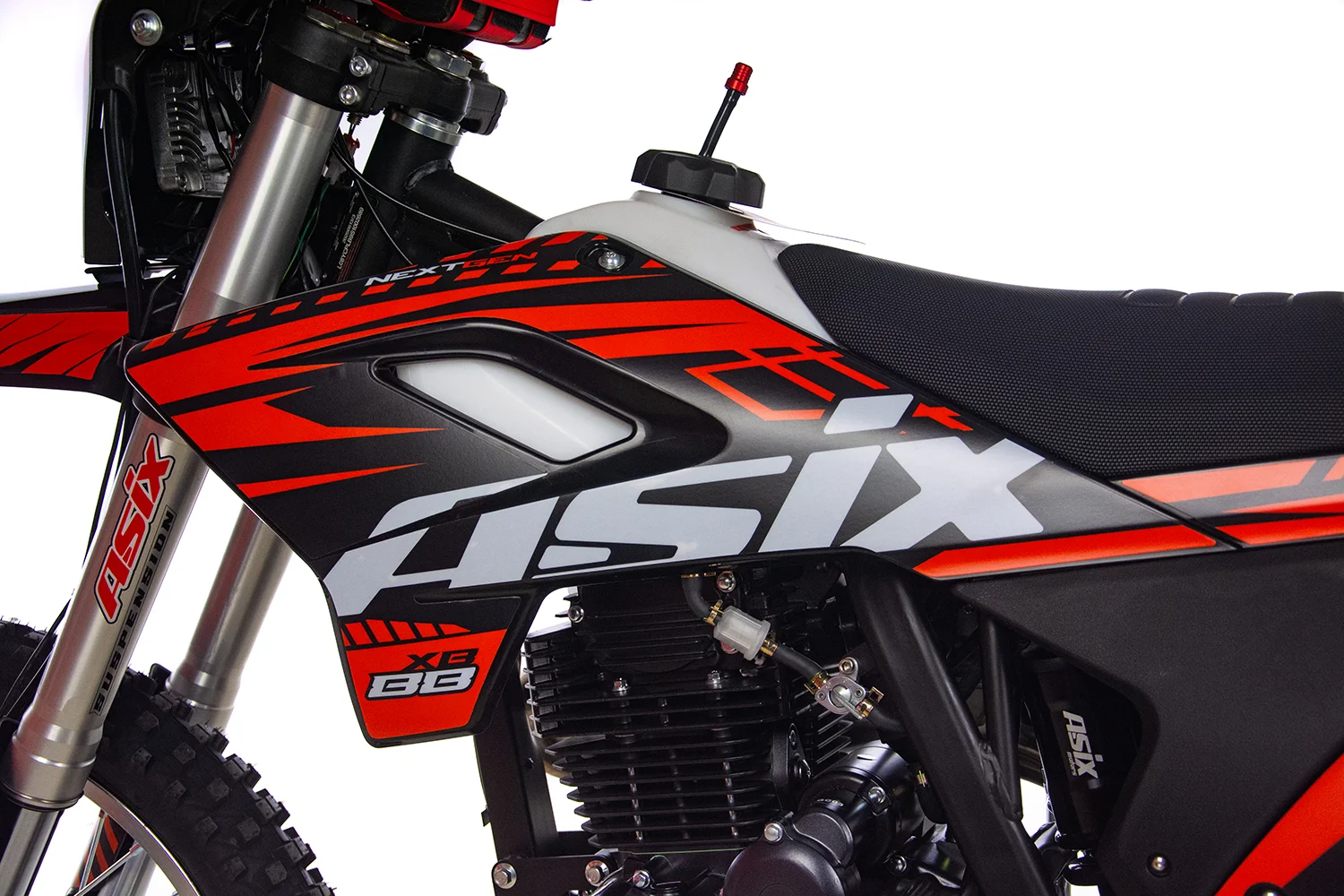 Motocicleta Cross/Enduro Asix XB88 A3, 250cc, roti 21/18", culoare negru/gri, pornire electric/picior [21]