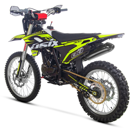Motocicleta Cross/Enduro Asix XB88 A3, 250cc, roti 21/18", culoare negru/lime, pornire electric/picior [3]