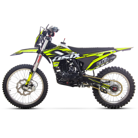 Motocicleta Cross/Enduro Asix XB88 A3, 250cc, roti 21/18", culoare negru/lime, pornire electric/picior [4]