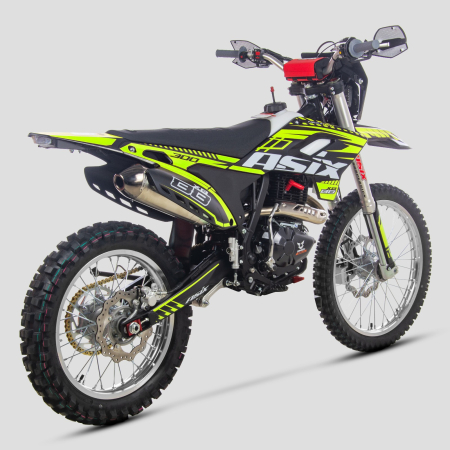 Motocicleta Cross/Enduro Asix XB88 A3, 250cc, roti 21/18", culoare negru/lime, pornire electric/picior [2]