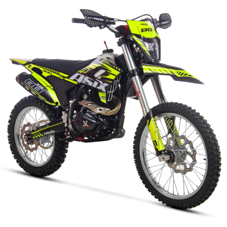 Motociclete & ATV - Motocicleta Cross/Enduro Asix XB88 A3, 300cc, roti 21/18", culoare negru/lime, pornire electric/picior