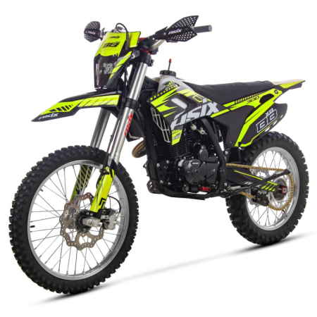 Motocicleta Cross/Enduro Asix XB88 A3, 300cc, roti 21/18", culoare negru/lime, pornire electric/picior [5]