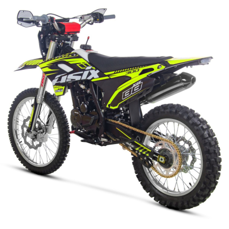 Motocicleta Cross/Enduro Asix XB88 A3, 300cc, roti 21/18", culoare negru/lime, pornire electric/picior [3]