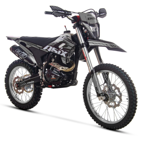 Motociclete & ATV - Motocicleta Cross/Enduro Asix XB88 A3, 300cc, roti 21/18", culoare negru/gri, pornire electric/picior