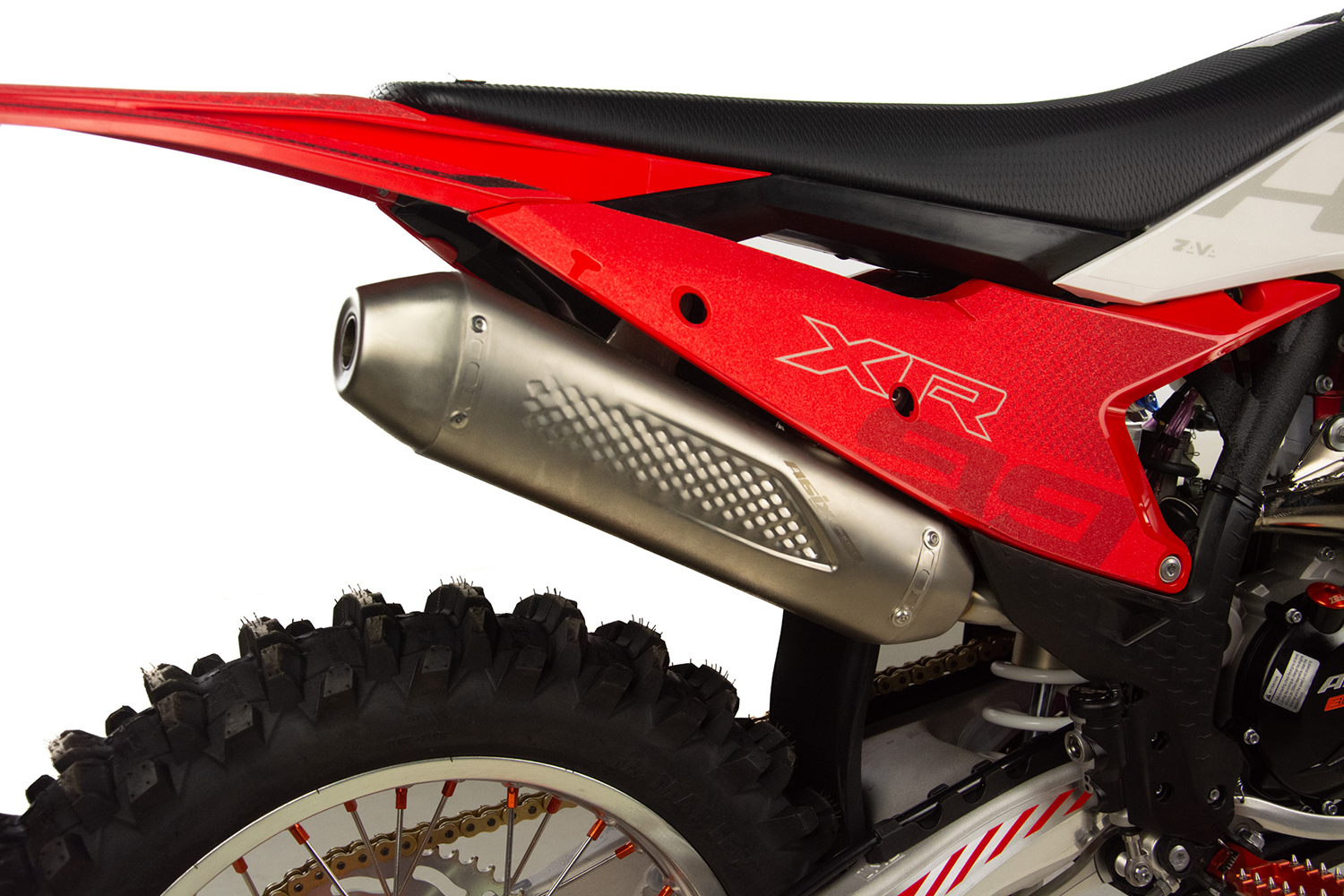 Motocicleta Cross/Enduro Asix XR99, 300cc, 2T, roti 21/19, pornire electric, rosu-alb [27]