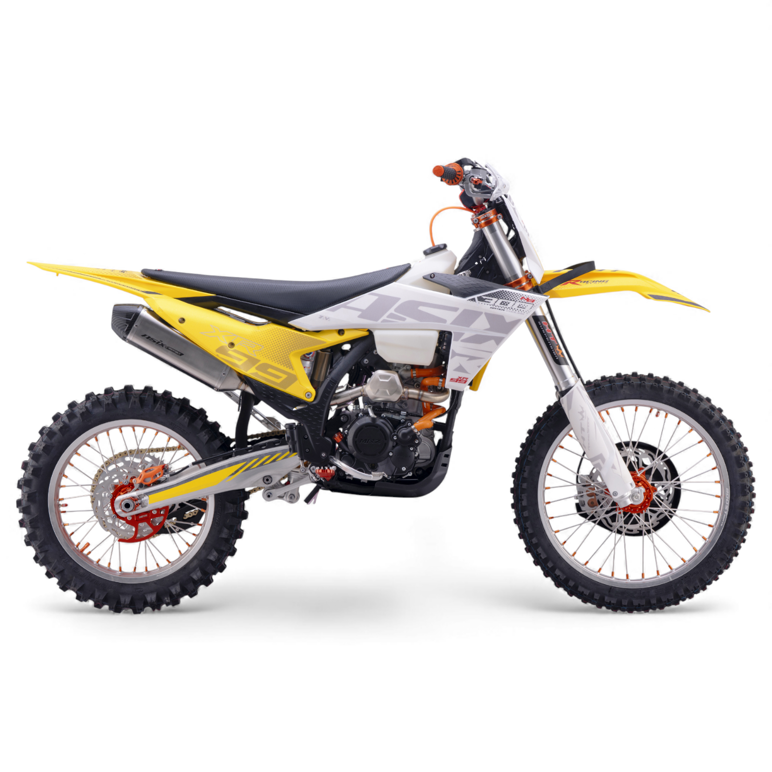 Motocicleta Cross/Enduro Asix XR99, 300cc, 2T, roti 21/18, pornire electric, rosu-alb - Copie [4]