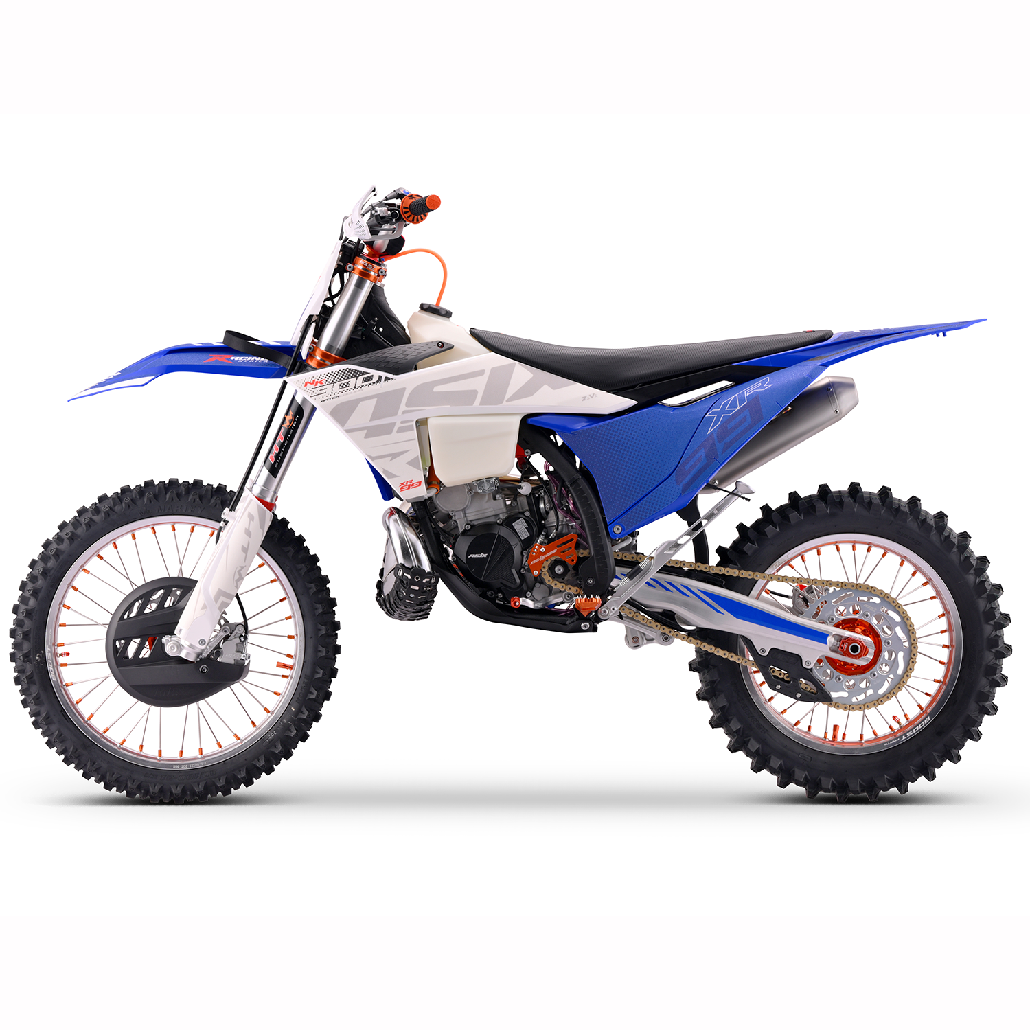 Motocicleta Cross/Enduro Asix XR99, 300cc, 2T, roti 21/19, pornire electric, albastru-alb [1]