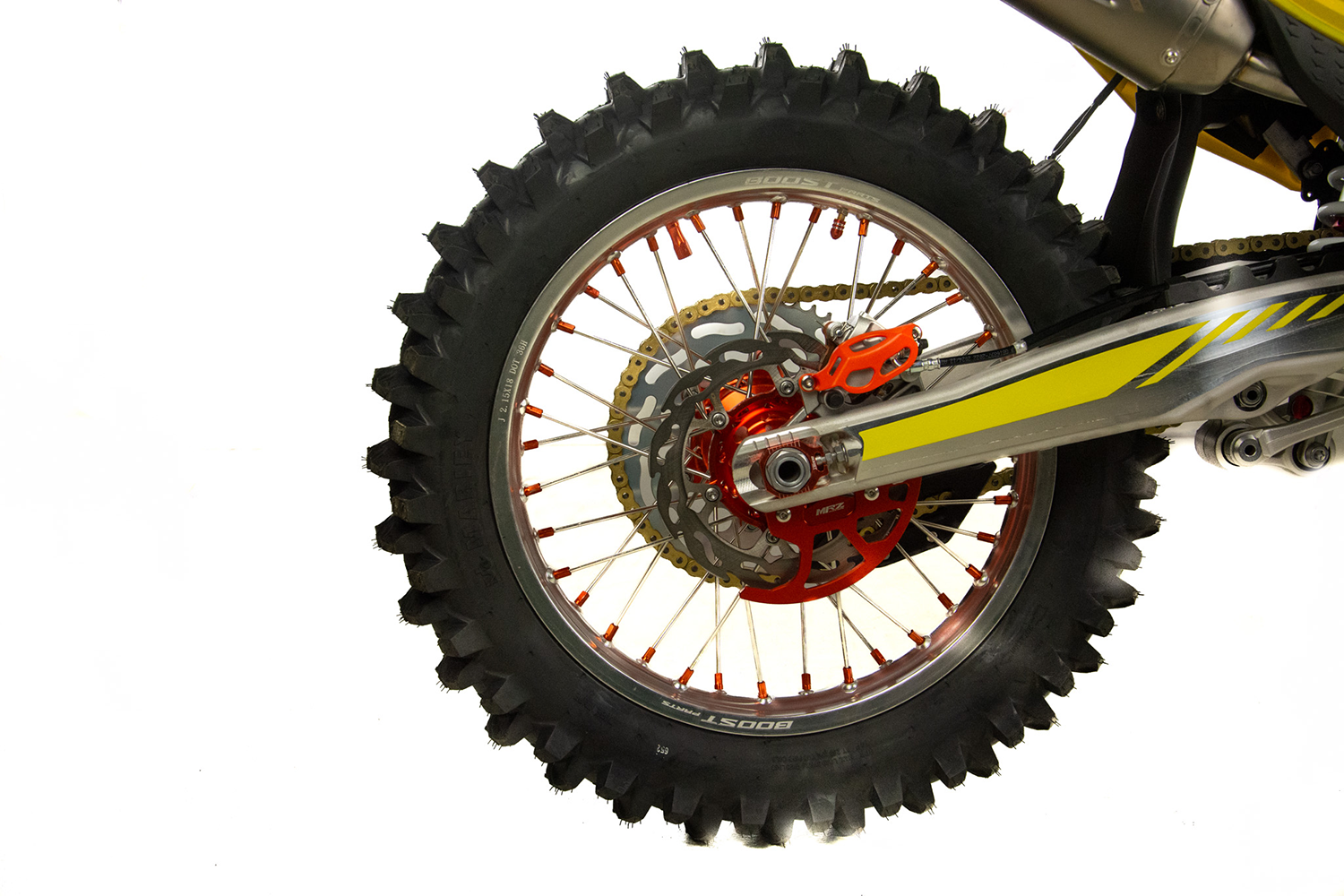 Motocicleta Cross/Enduro Asix XR99 2T, 250cc, roti 21/18", pornire electric, racire apa, culoare alb/rosu [35]