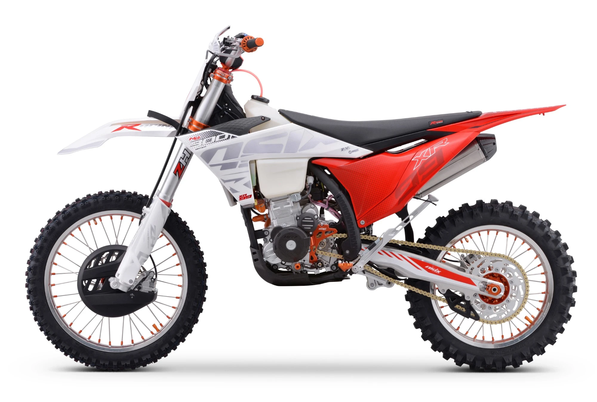 Motocicleta Cross/Enduro Asix XR99, 300cc, roti 21/18", culoare alb/rosu, pornire electric [1]
