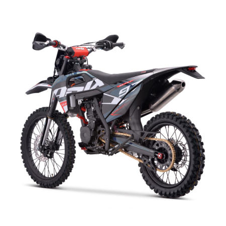 Motocicleta Cross/Enduro Asix XT97, 300cc, roti 21/18", culoare negru/grafit, pornire electric/picior [2]