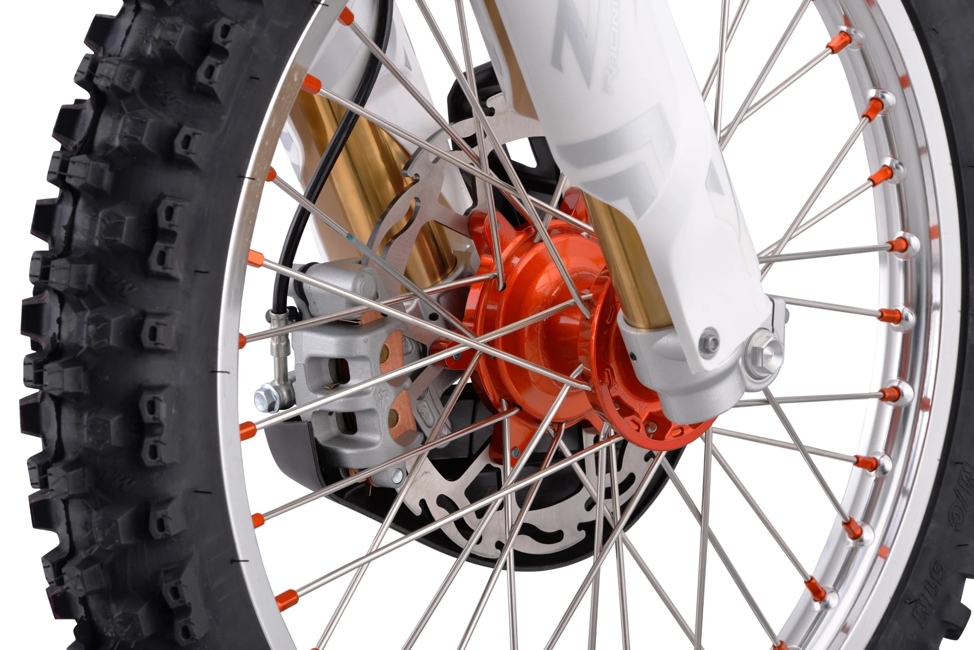 Motocicleta Cross/Enduro Asix XR99, 300cc, roti 21/18", culoare alb/albastru, pornire electric [6]