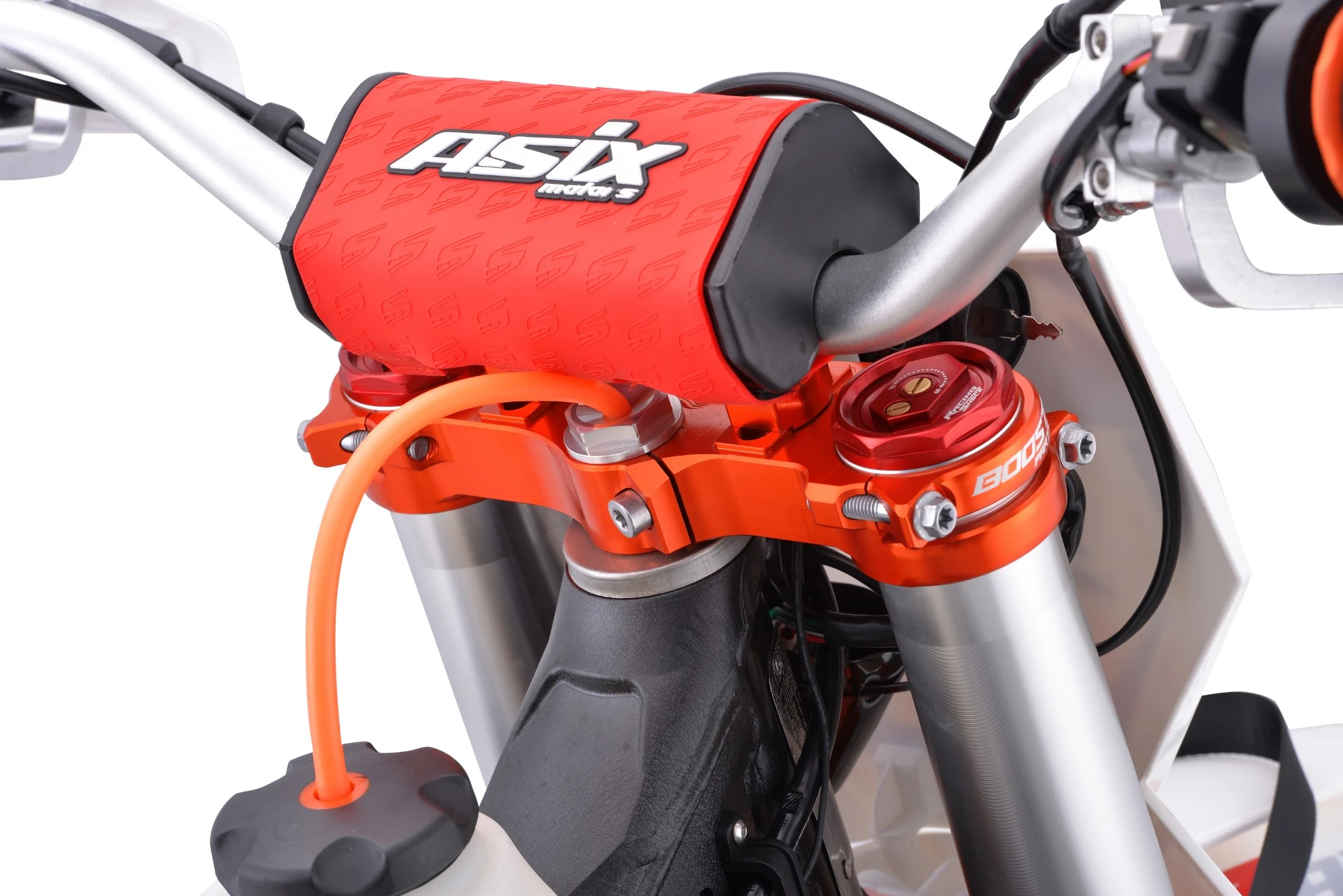 Motocicleta Cross/Enduro Asix XR99, 300cc, roti 21/18", culoare alb/albastru, pornire electric [7]