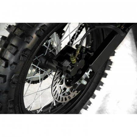 Motocicleta Cross/Enduro copii 4T XTR 616, 125cc, roti 17/14, pornire electric + pedala, culoare negru/rosu [16]