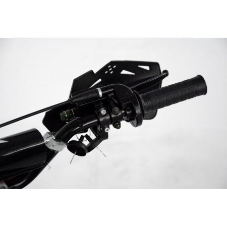 Motocicleta Cross/Enduro copii, XTR 616, 125cc, roti 14/17, cu far, pornire electromotor, culoare negru/albastru [8]