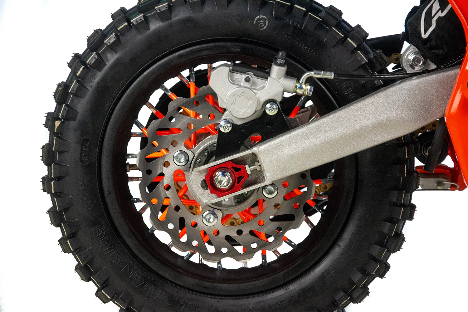 Motocicleta Enduro/Cross Asix XB18, 70cc, 4T, roti 12"/10", pornire electromotor, culoare portocaliu-gri [17]