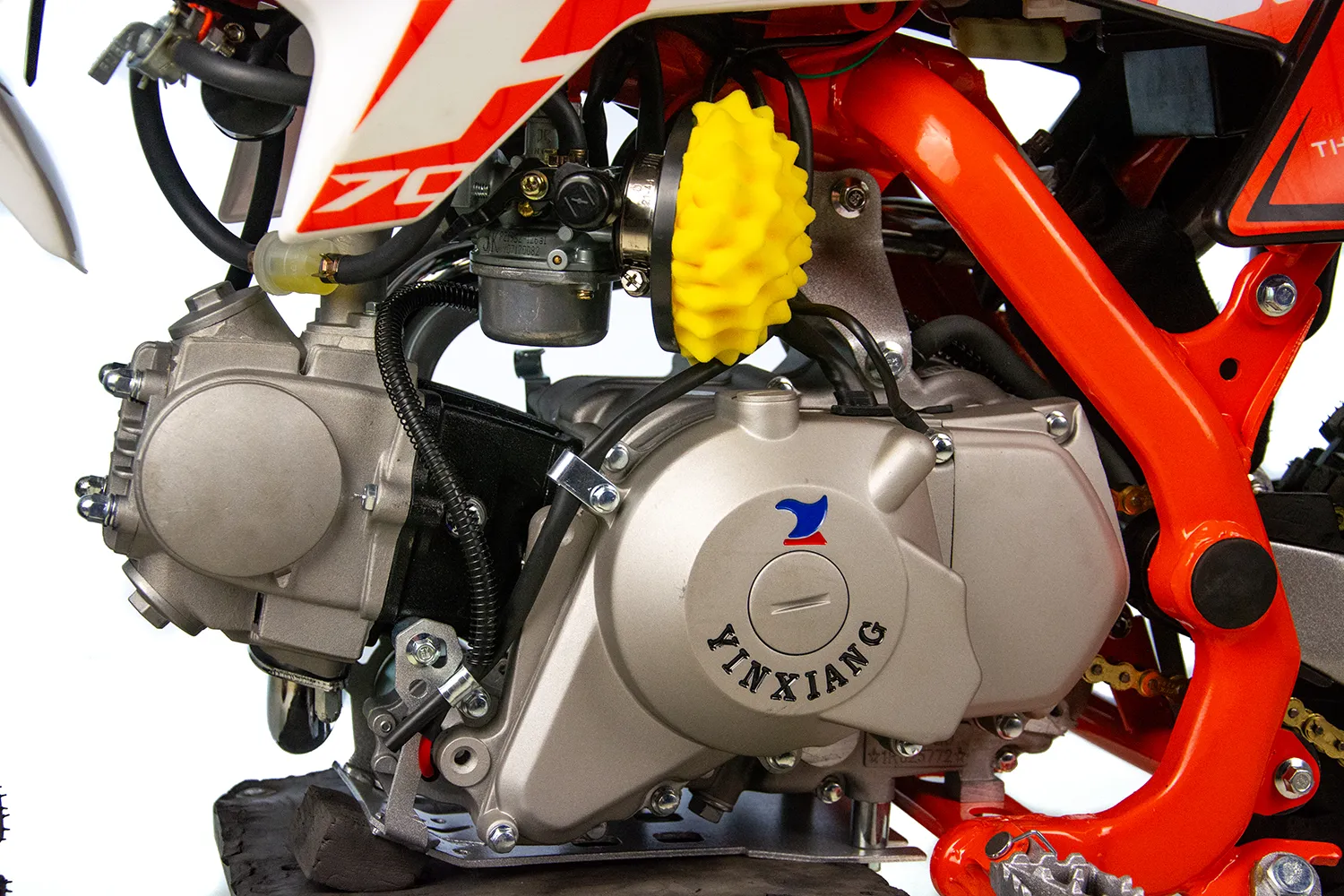 Motocicleta Enduro/Cross Asix XB18, 70cc, 4T, roti 12"/10", pornire electromotor, culoare rosu/albastru [8]