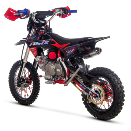Motocicleta Enduro/Cross Asix XB27 A2, 125cc, 4T, roti 14"/12", far, pornire electromotor, culoare rosu/gri [2]