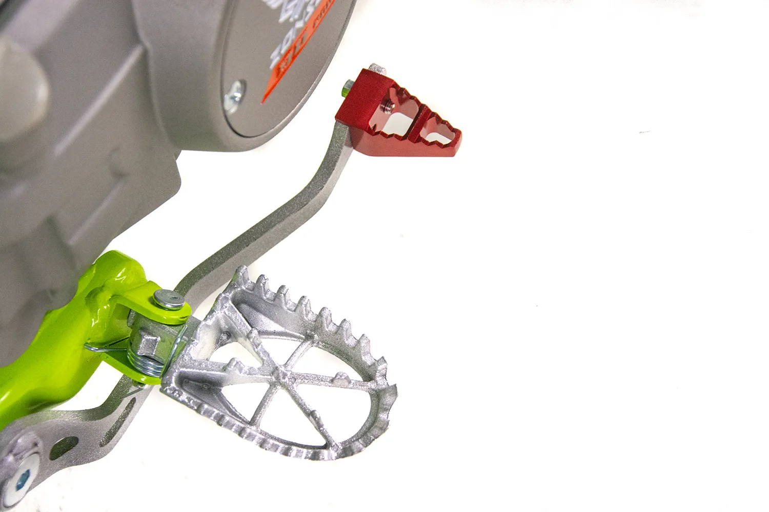 Motocicleta Enduro/Cross Asix XB28 125cc, 4T, roti 14"/12", cu far, pornire electromotor/picior, culoare lime/albastru [14]